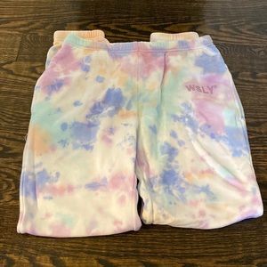 WSLY sweatpants tie-dye